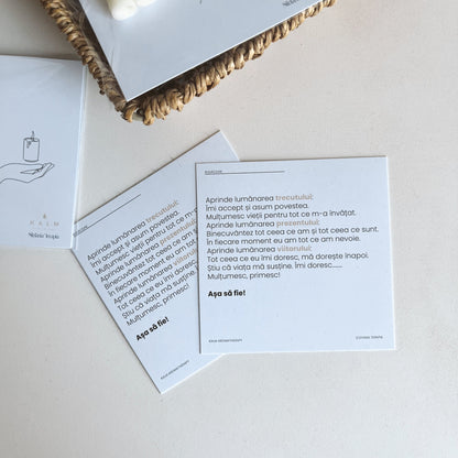 Set Lumânări Ritualice – Trecut, Prezent, Viitor